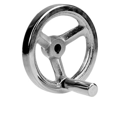 Чугунени ръчни колела с дръжка