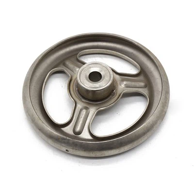 Сребърно ръчно колело за струг